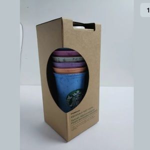 2019 Starbucks Reusable Hot Cups 6 Pack Lids